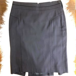 TIME Navy Pencil Skirt